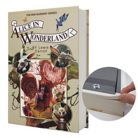 Real Paper Book Safe, Suitable for Jewellery, Money and Cash, Hollow with Hidden Compartment, Key and Combination Lock