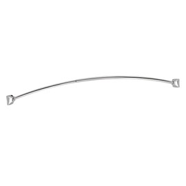 Moen CSR2164CH 60-Inch to 72-Inch Permanent Mount Adjustable Curved Shower Rod, Chrome