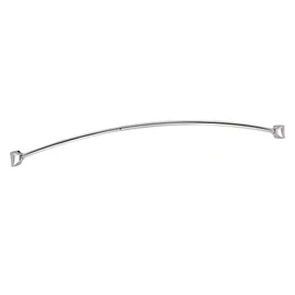 Moen CSR2164CH 60-Inch to 72-Inch Permanent Mount Adjustable Curved Shower Rod, Chrome
