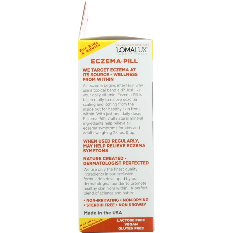 Loma Lux Laboratories Homeopathic Supplement, Eczema, 60 Count (3 Pack)