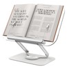 Acrylic Book Stand for Reading Hands Free - Adjustable 360°