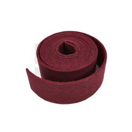 INDASA Web Rolls Sanding Fleece 10 Metres - Sanding Pads - Sanding Fleece Roll - 3 Different Grits - for Wood, Stainless Steel, Plastic, Furniture, Railing (Red (P360 - P500))