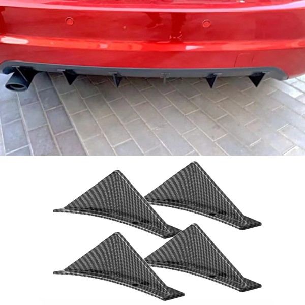 Unbranded For Subaru Impreza WRX STI Rear Bumper Lip Diffuser