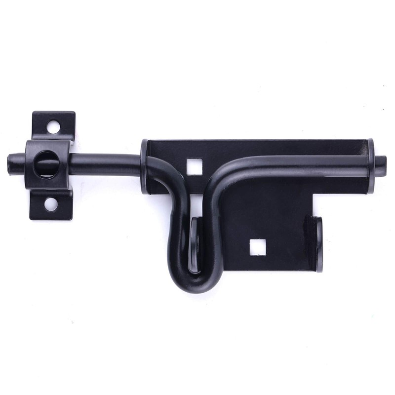 2 Packs Heavy Duty Sliding Bolt Gate Latch – Black
