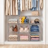 Large Clear Stackable Storage Drawers, 1 Pack Acrylic Organizer Bins