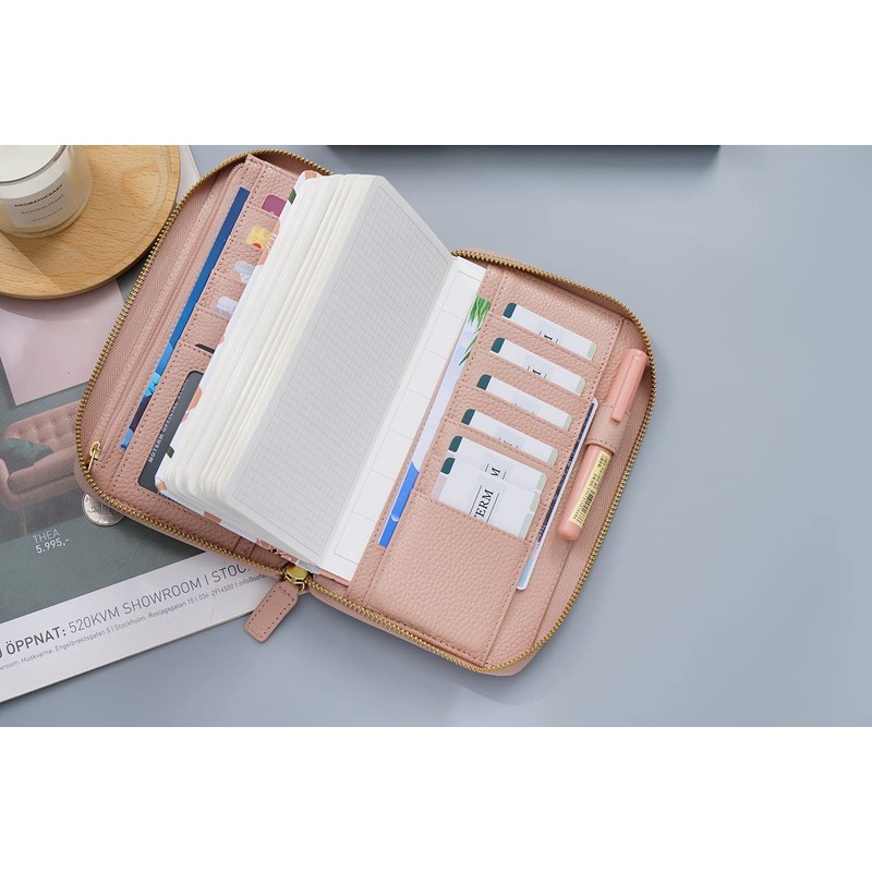 Moterm Zip Leather Cover for Weeks - Fits Hobonichi Weeks