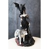 Ebros Gothic Prima Donna Maleficent Witch Fairy with Alpha Wolf