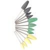Dental Silicone Rubber Polisher Grinding Head Stainless Steel Shank Dental