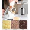 Ourokhome Rotary Cheese Grater Hand Crank, Kitchen Shredder Speed Mandolin