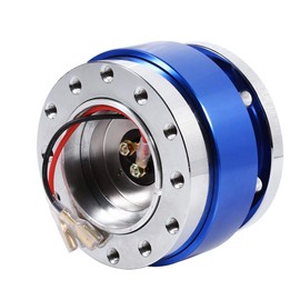 Steering Wheel Quick Release Hub Adapter ,Universal Quick Release 6 Hole Bolt Ball Steering Wheel Hub Adapter Snap Off Boss Kit (blue)