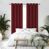 Deconovo Deconovo Home Decorative Red Blackout Curtains Thermal Insulated Eyelet