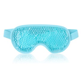 Shoonlo Antifaz de Gel para Ojos Reutilizable, Mascara para Ojos para Ojos Hinchados/Ojeras/Migraña/Alivio del Estrés, Compresas de Gel Frio Caliente con Respaldo de Felpa Suave, Antifaz Dormir Gel…
