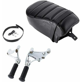 TCMT Rear Passenger Pillion Seat FootPegs Mount Kit Fit For Harley Sportster Iron 883 XL883N 2016-2022 Sportster Iron 1200 XL1200NS 2018-2022