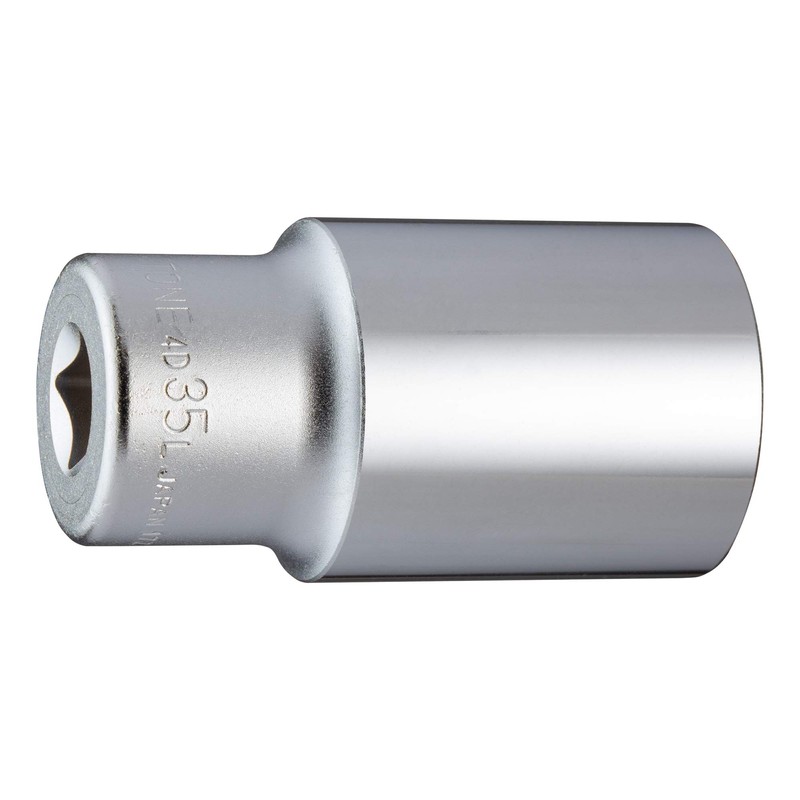 トネ(TONE) ディープソケット(12角) 4D-35L 差込角12.7mm(1/2") 二面幅35mm