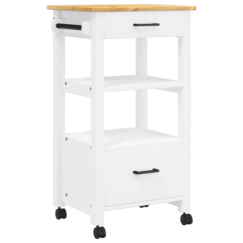 TREATLIFE HOME Wooden Kitchen Trolley for Added Storage and Organization,