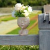 Face Flower Pot Head Planter Pot Cute Resin Succulent Planter