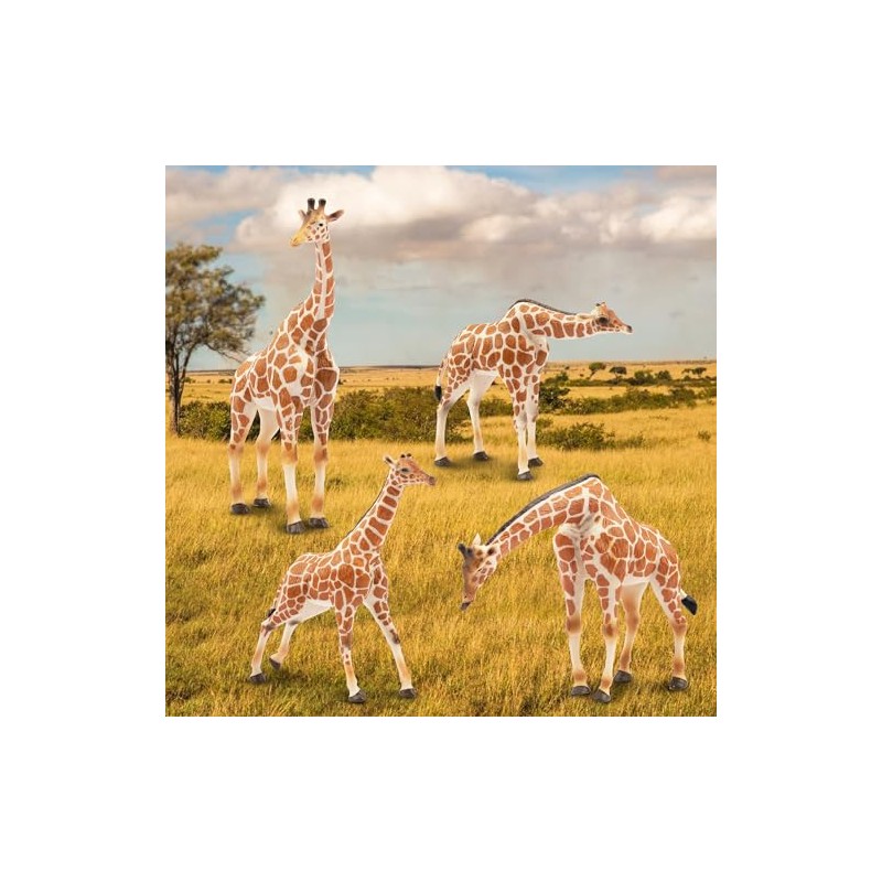 EYSCOTA キリン 動物 フィギュア セット プラスチック 動物 子供用