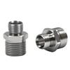 1/2 to 3/8 Water Line Adapter, Brass Compression reducer pipe