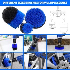 22PCS Juego de Cepillos para Limpieza de Coches,Kit de Lavado para Interior,Cepillo de Limpieza para Las Ruedas,Kit de Limpieza de Coche,Kit Profesional de Cuidado de Auto