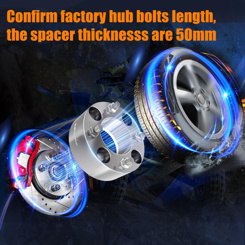 GAsupply ATV Wheel Spacers 4x110, Compatible with CFMoto, Segway, Yamaha,