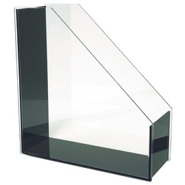 Wedo 0601301 Transparent Black Acrylic Magazine File A4