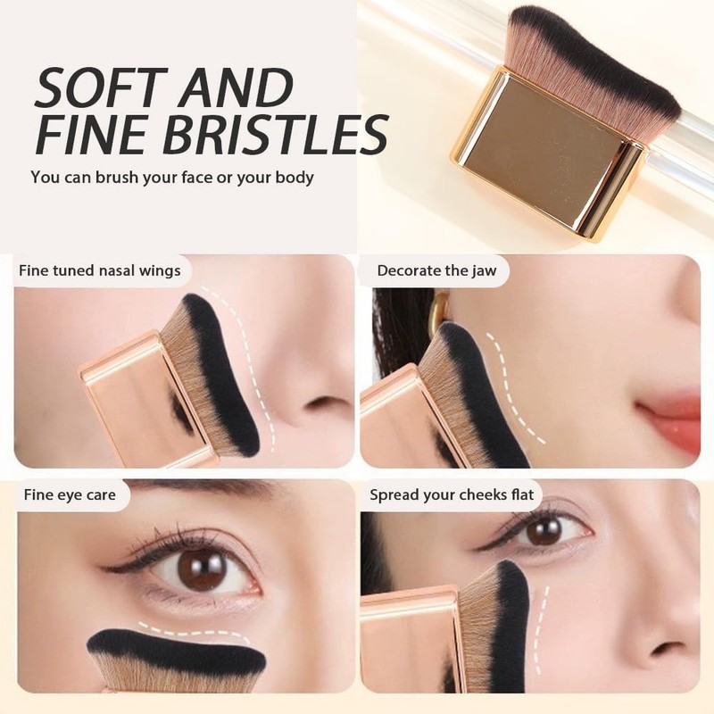 XFSRG Make Up Pinsel für Foundation Hochwertiger Kabuki Pinsel für