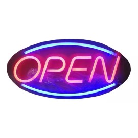 Anuncio Luminoso Tipo Neon Led Open