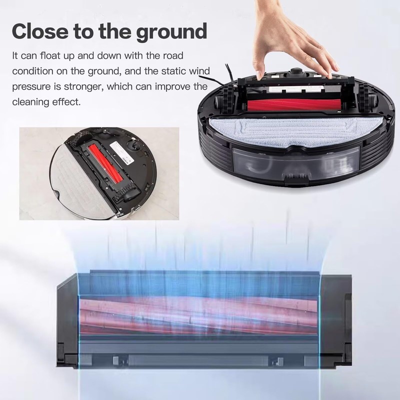 Zafina-UP Rubber Main Brush Cover Replacement Fits for roborock S7