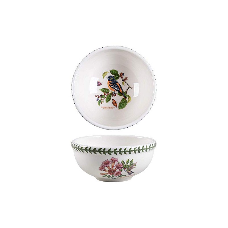 Portmeirion Botanic Garden Birds Salad Dessert Fruit Bowl
