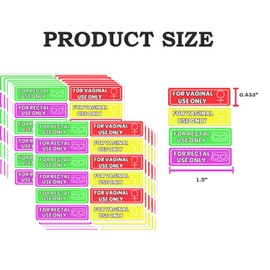 for Rectal Use Only Label Stickers 1.5 x 0.433-600 PCS for Vaginal Use Only Funny Joke Gags for Adults - Prank Stickers Practical Jokes Gifts