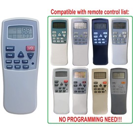 YING RAY Replacement for Soleus Air Air Conditioner Remote Control HCB-P13HP-D HCB-R135-A-ID HCB-R135-A-OD FE-08BA EL-PAC-08E9 SE-PAC-08E9 KY-80E9
