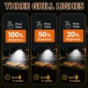 Hadrsion BBQ Grill Light, Magnetic Rechargeable Light for Outdoor Grill