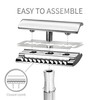Bambaw Double Edge Safety Razor for Men & Women, Metal