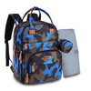BabbleRoo Diaper Bag Backpack - Baby Essentials Travel Tote -
