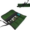 BLIRITEL Tool Roll Up Bag, Canvas Tool Organizer with 4