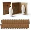 24 Mini Recuerdos Velas Aromáticas Bautizo Boda Primera Comunion Novenario