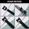 KOLZEMV Pack of 50 Velcro Cable Ties, Cable Ties, Perfect