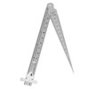 Stainless Steel Welding Taper Gap Gauge Portable Depth Ruler Hole
