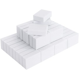metagio Nail Buffer Blocks, 50 Pieces White Buffer Sanding Blocks Polishing Blocks Set Nail Sanding Polishing Block Nail Polisher Polishing File Nail Art Manicure Tool for Natural Nails and Gel Nails (White)