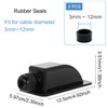 Xiatiaosann Roof Feed-Through Cable Grommet Solar Cable Gland 1-Way Waterproof