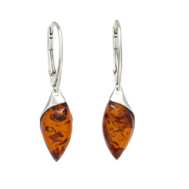BALTIC AMBER STERLING SILVER 925 Earrings Droop Dangle NATURAL Gemstone Amber Jewellery For Woman Lever Back Earrings Sterling Silver