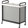 WOWLIVE Laundry Hamper 3 Section, 120L Rolling Laundry Basket with