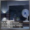 Rowenta, Desk Fan, Turbo Silence Table Fan, 12 Inches, Ultra
