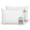 Pillowflex Set of 2 (12x24) Premium Polyester Pillow Inserts -