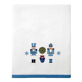 Avanti Linens - Bath Towel, Soft & Absorbent Cotton, Holiday Home Decor (Nutcracker Trellis Collection)