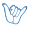 Sweet Prints Inc Hang Ten Cookie Cutter - Dishwasher Safe