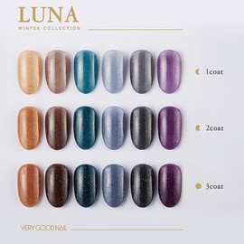 Barry Good Nail Berry Good Nail Luna 6 types of individual items 3+1 winter glitter gel / 베리굿네일 루나 6종 단품 3+1 겨울글리터젤