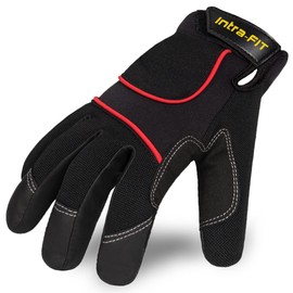 Intra-FIT Work Gloves Protective Gloves for Work EN388 Construction Gloves Faux Leather Mechanics Gloves
