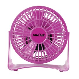 FanFair Mini High Velocity Personal Fan 4 Inch Fan Quiet Cooling, Tilt Up and Down Floor Fans Safe for Bedroom, Home or Office Use, Purple | Fan Fair Inc