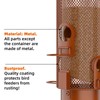 Metal Squirrel Proof Bird Feeder,Bird Feeders for Outdoors,Weight Activated Squirrel
